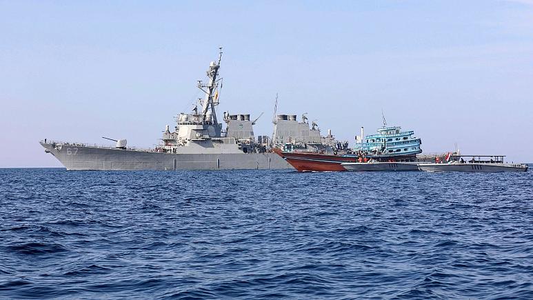 آمریکا یک کشتی حامل مواد شیمیایی از ایران را توقیف کرد