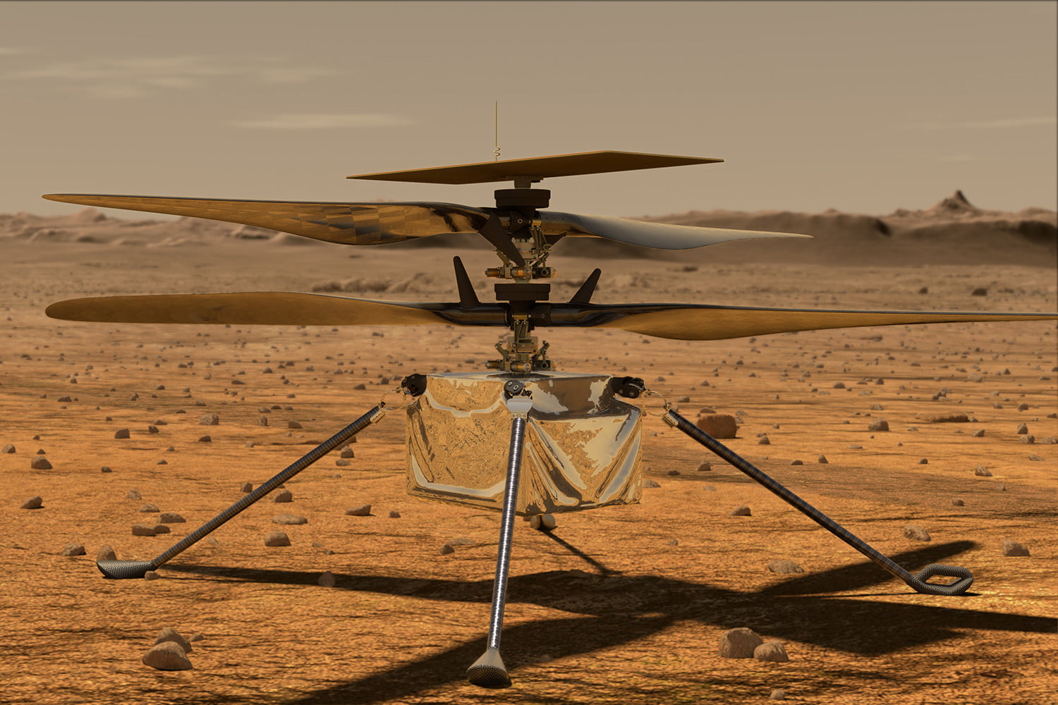 بالگرد «نبوغ» ناسا در مریخ چه می‌کند؟