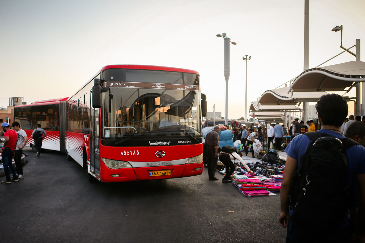 ساعت کار ناوگان اتوبوسرانی تهران افزایش یافت