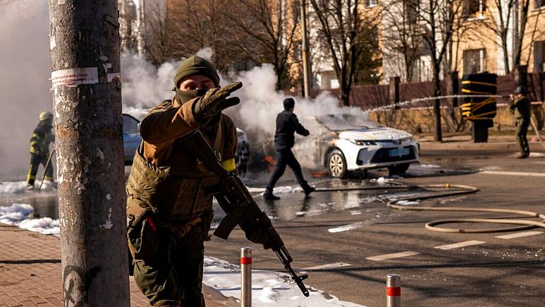 جنگ خیابانی در پایتخت اوکراین