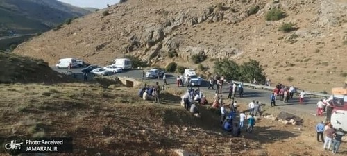 واژگونی اتوبوس در آذربایجان غربی (عکس)