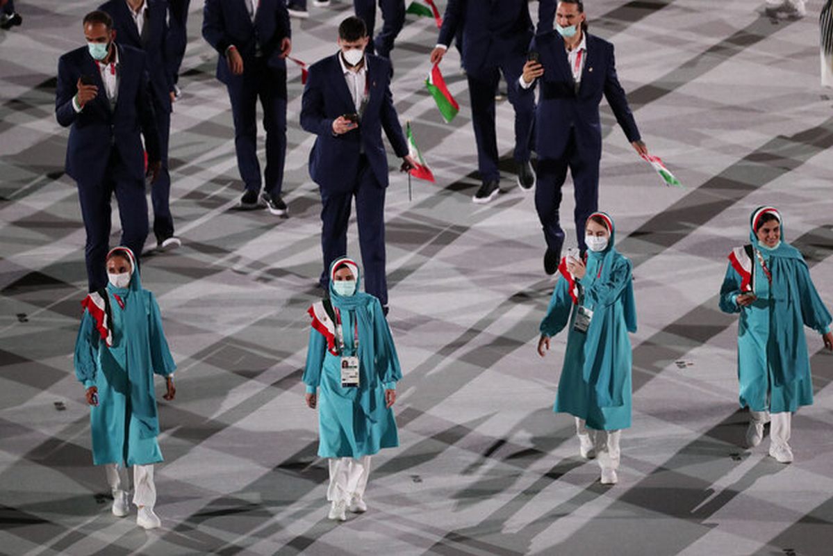 رژه ورزشکاران ایران