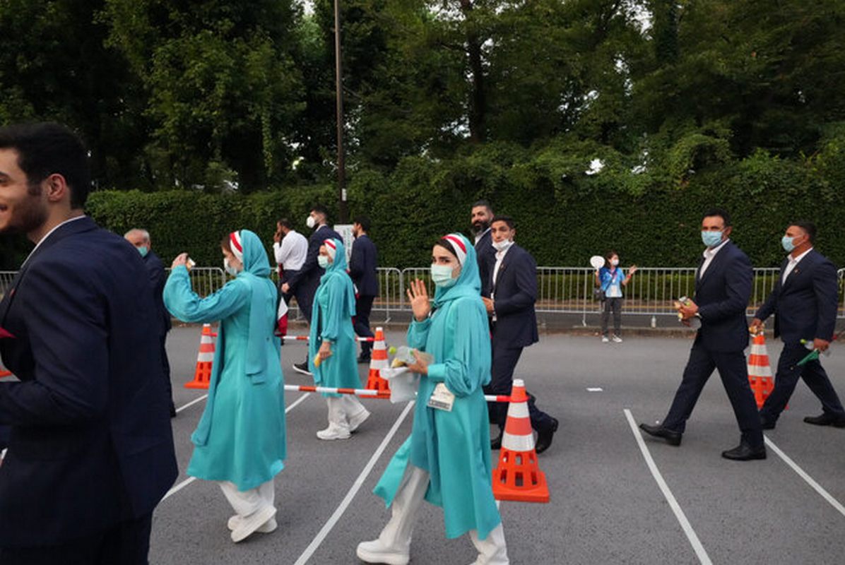 رژه ورزشکاران ایران در المپیک توکیو