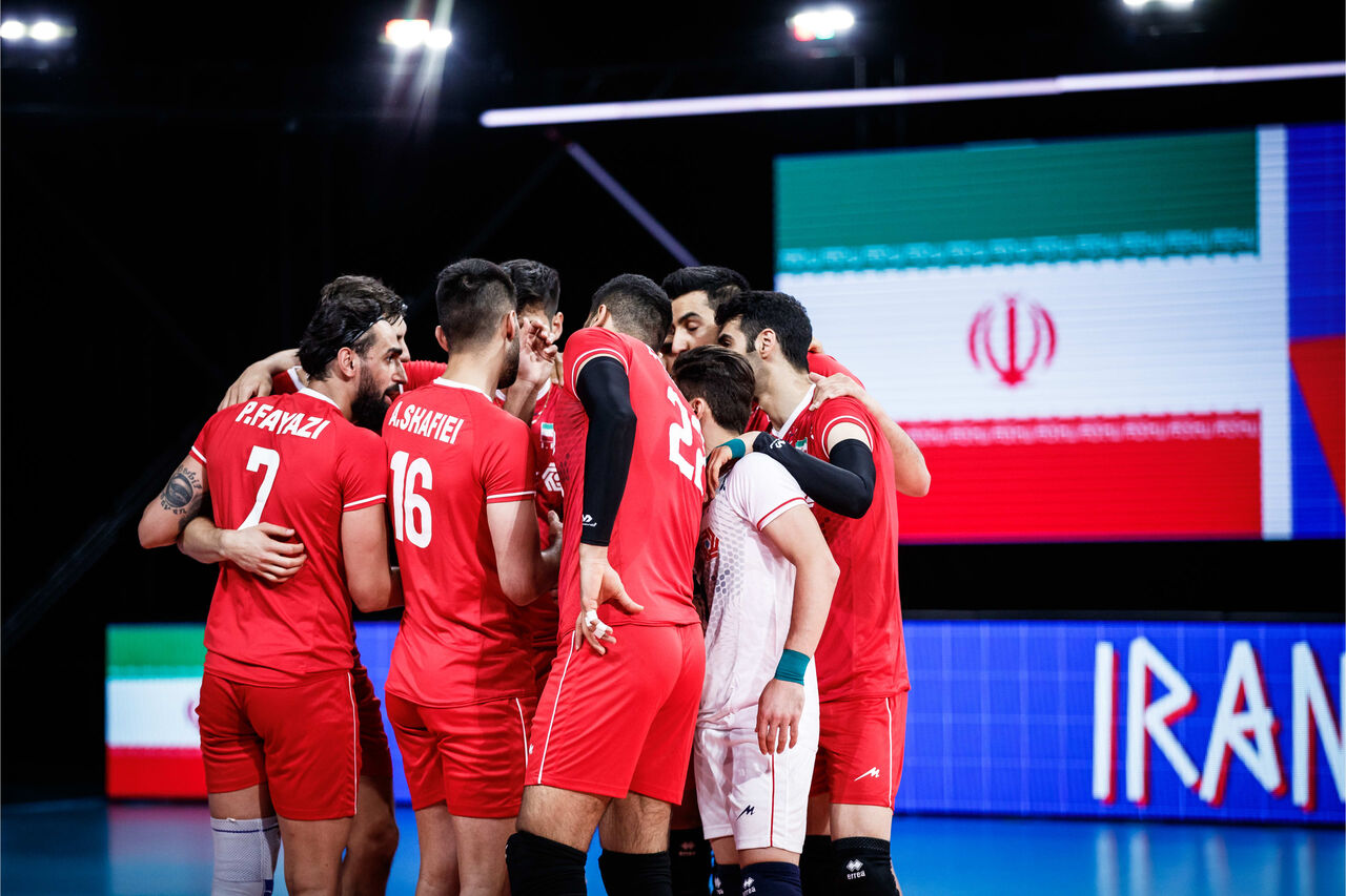 تیم والیبال ایران ،لهستان را شکست داد