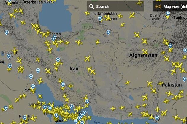 رشد ۶۴ درصدی پرواز‌های عبوری از آسمان ایران