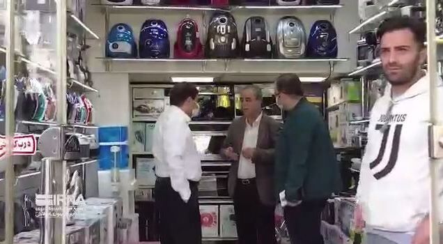 محمد مخبر از بازار لوازم خانگی تهران بازدید کرد
