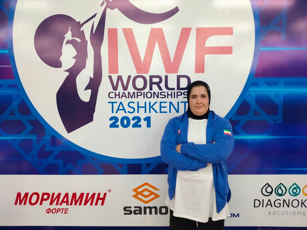 وزنه برداری زنان جهان؛ رکوردشکنی «فاطمه یوسفی» دختر فوق سنگین ایران