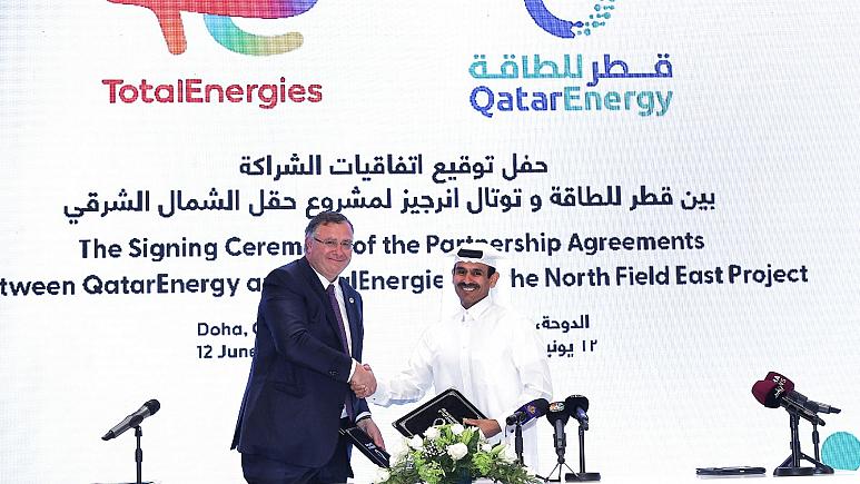 توافق ۳۲ ساله قطر و توتال انرژی فرانسه برای توسعه میدان گازی گنبد شمالی