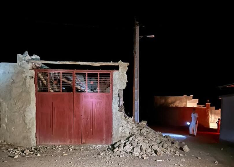 زلزله ۶.۱ ریشتری بندر خمیر در هزمرگان را لرزاند
