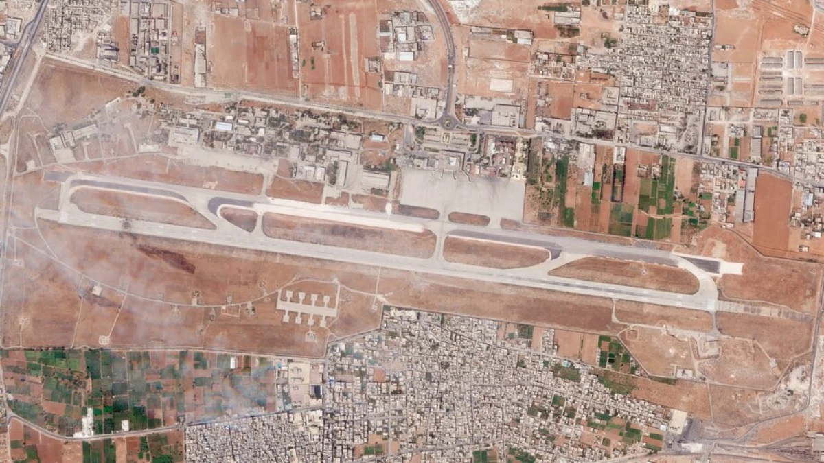 حمله هوایی اسرائیل به فرودگاه حلب در سوریه