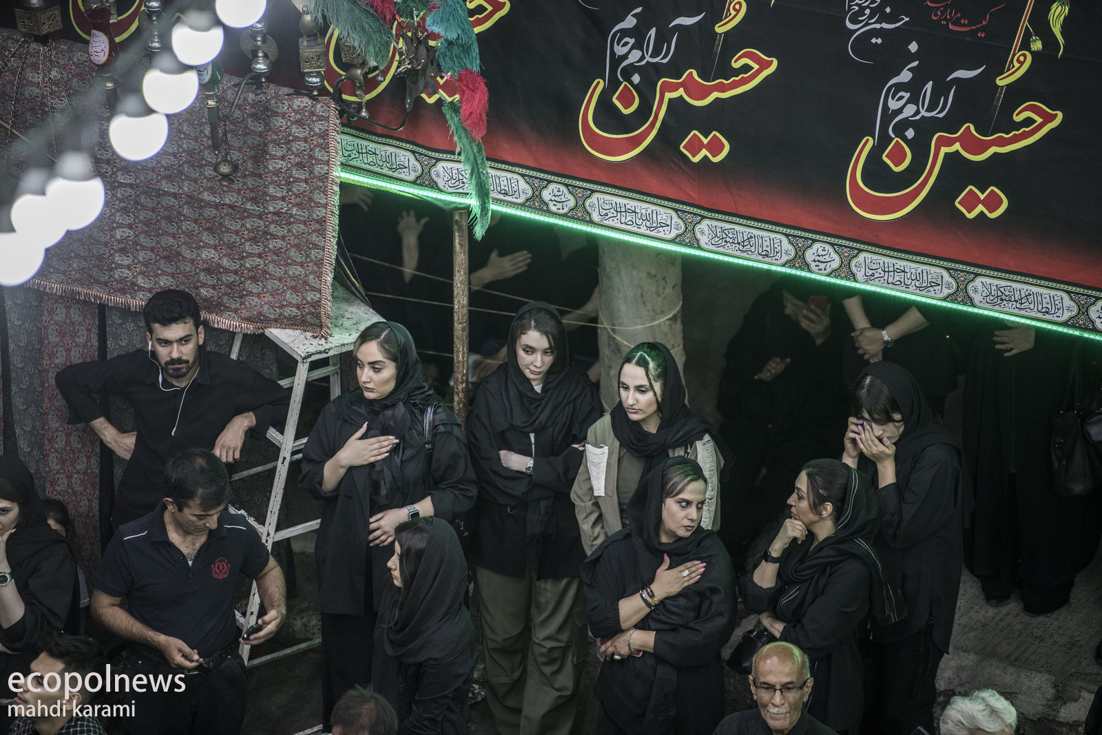 عزاداری شب تاسوعا در محله یوسف آباد تهران